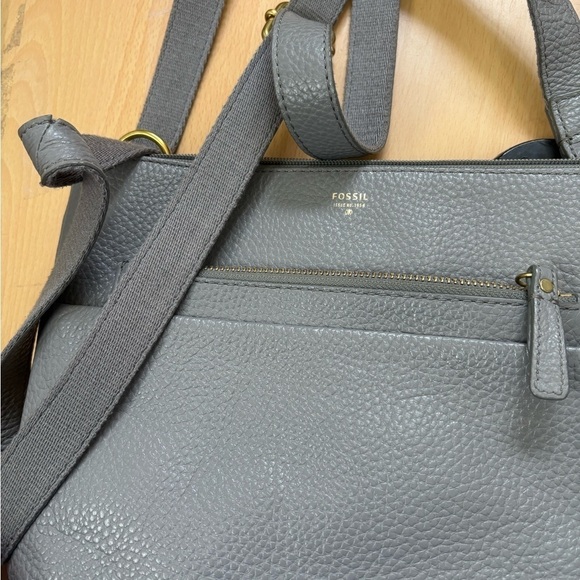 fossil Womens crossbody pebble leather bag - Picture 10 of 14